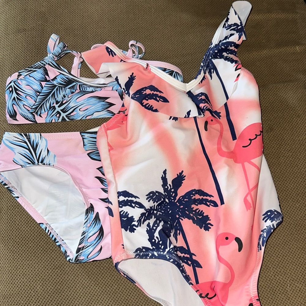 3T Swim Suits for toddler girls like new